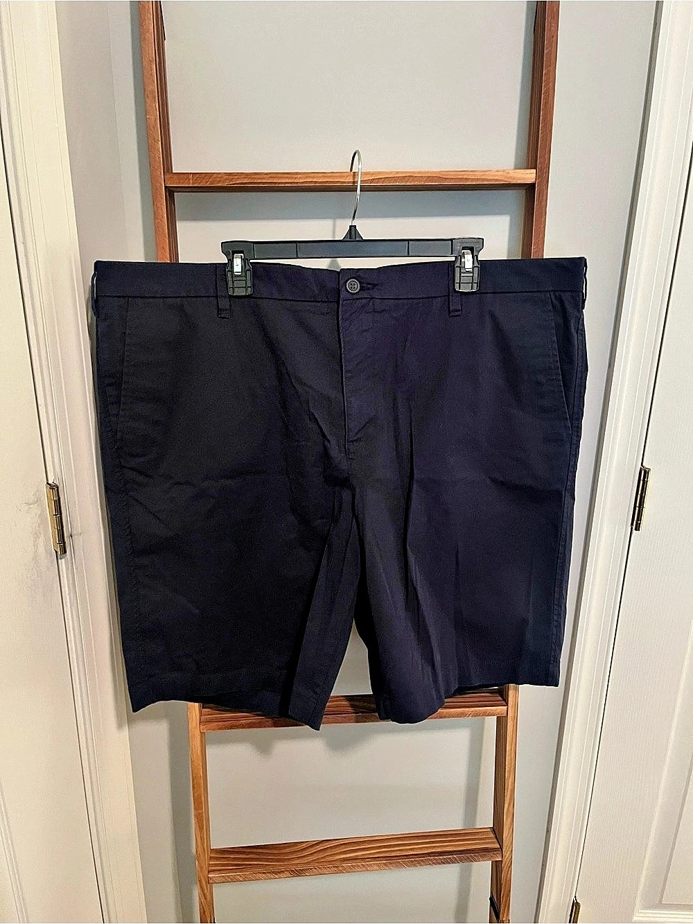 Dockers SupremeFlex Shorts Flat Front Blue Waist 44